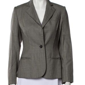 Grey wool blazer